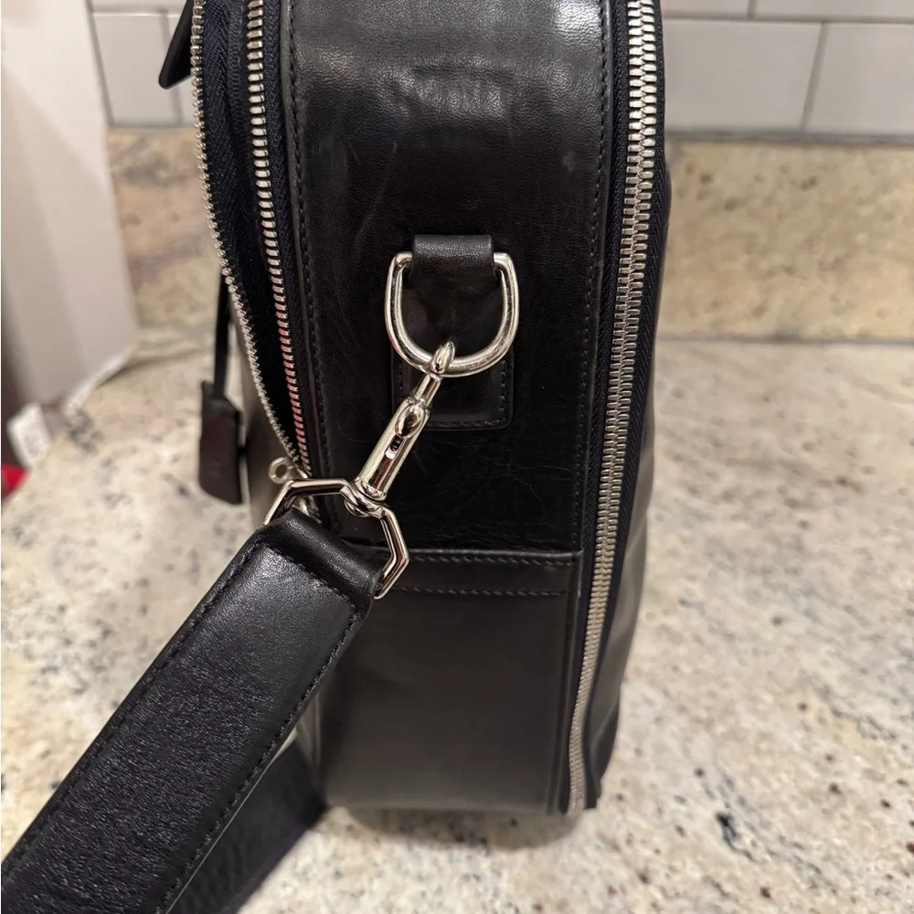 Coach Black briefcase Leather Men's Bag